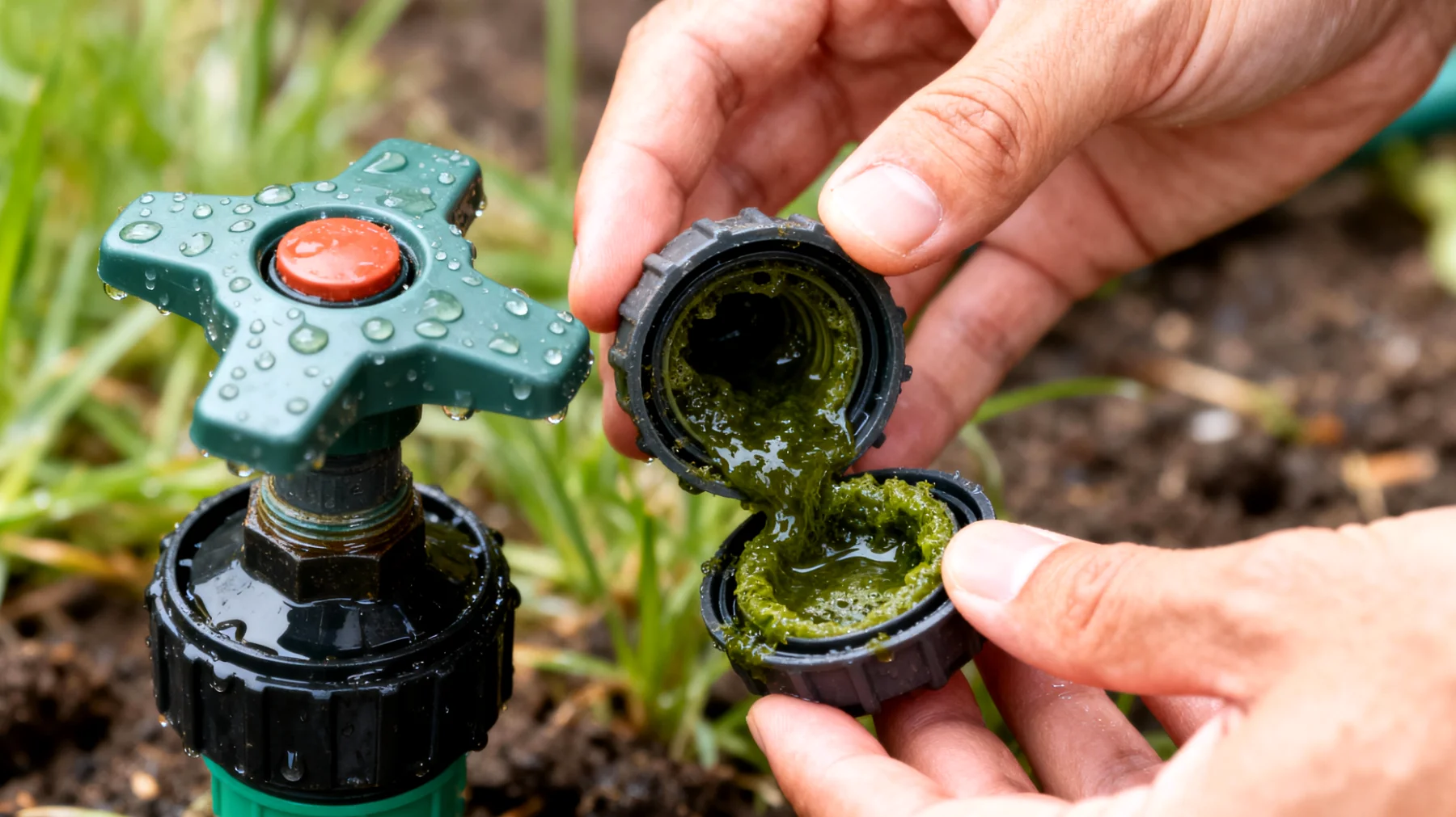 Automatischer Rasensprenger"