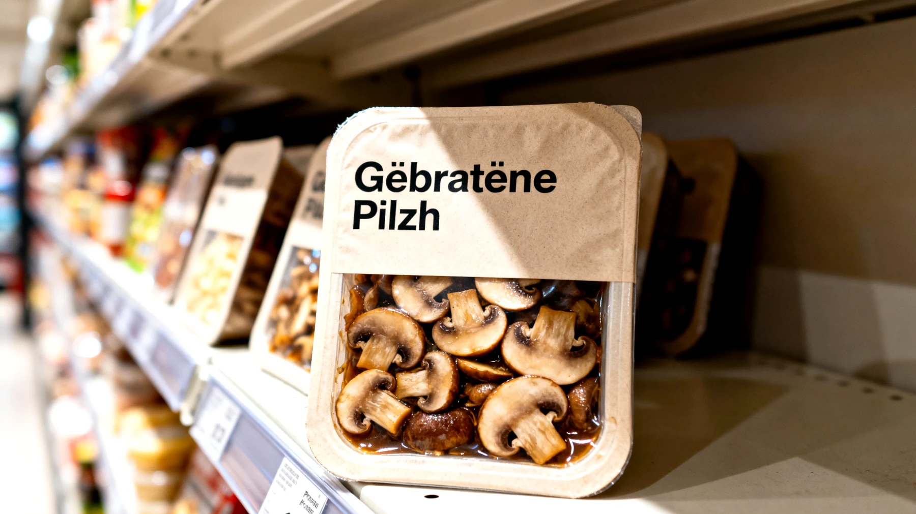 Gebratene Pilze"