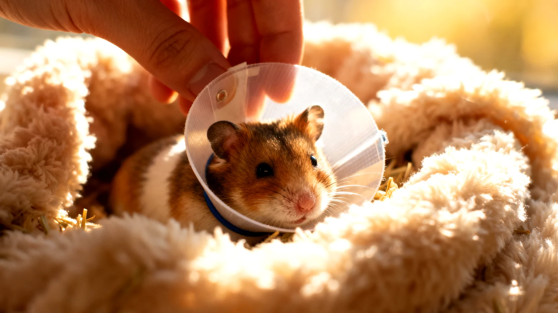Hamster benötigen nach einer Kastration besondere Pflege und Überwachung, um Komplikationen zu vermeiden und eine schnelle Genesung zu gewährleisten"