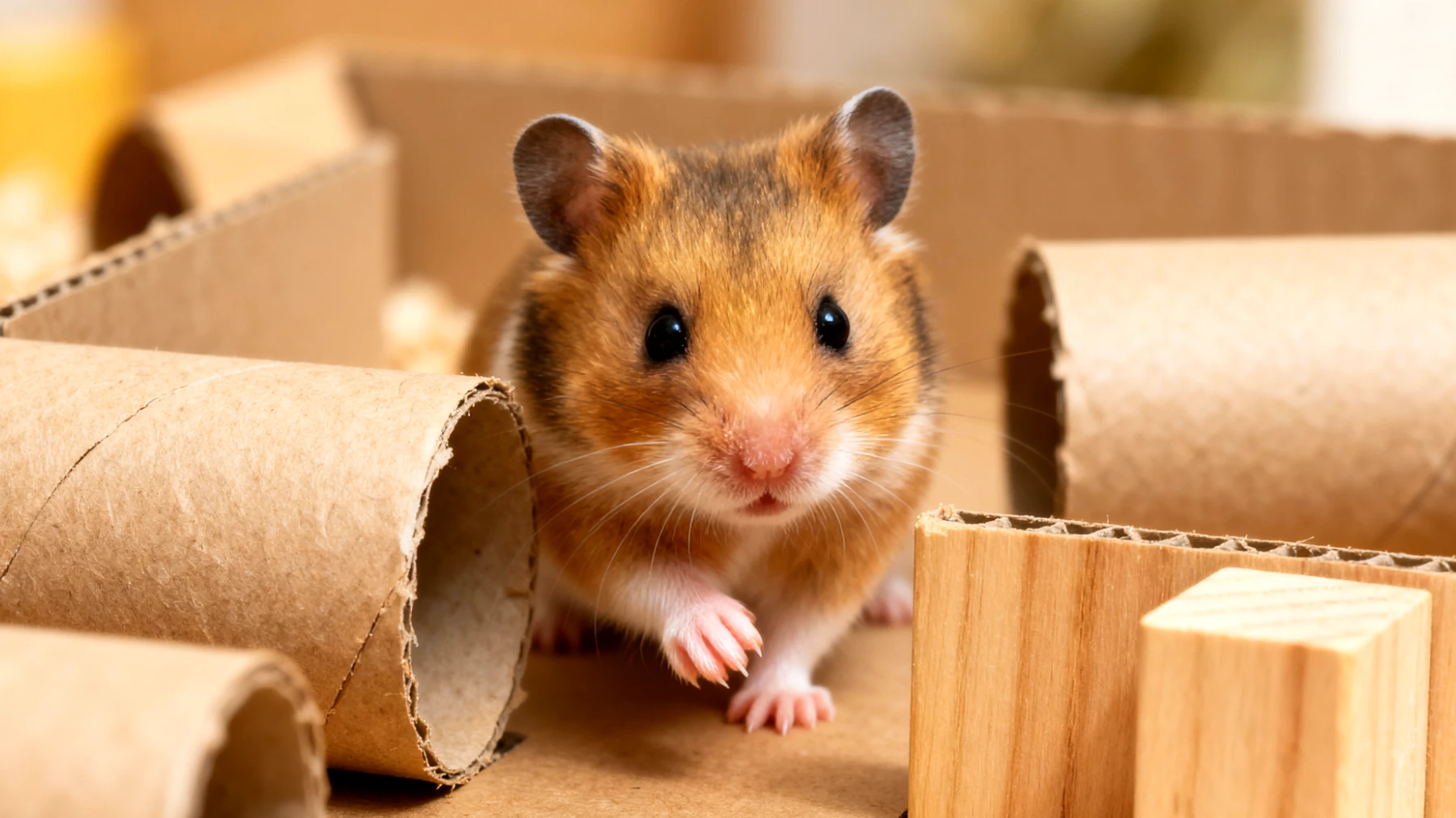 Junger Hamster benötigt spezielle Trainingsmethoden und Verhaltensübungen, die seinem Alter, seiner Aktivität und seinem natürlichen Erkundungsdrang entsprechen, ohne ihn zu überfordern"