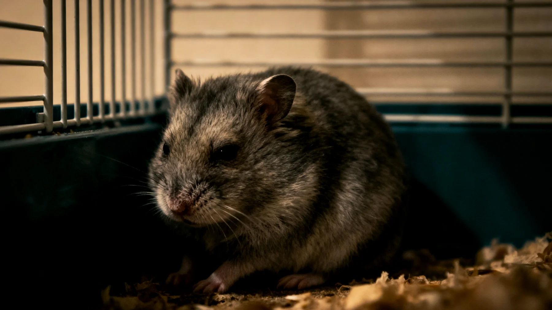 Ältere Hamster leiden häufig unter erhöhtem Stress durch altersbedingte Veränderungen wie nachlassende Sinneswahrnehmung, Gelenkbeschwerden und reduzierte Aktivität, was zu Unruhe, Ängstlichkeit und gestörtem Schlafrhythmus führen kann"