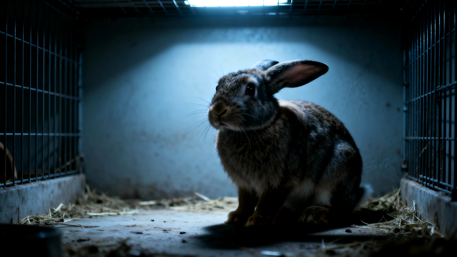 Kaninchen zeigen oft Stresssymptome wie übermäßiges Putzen, Aggressivität oder Lethargie, wenn sie keine ausreichenden Rückzugsmöglichkeiten und Entspannungsbereiche in ihrer Umgebung haben"