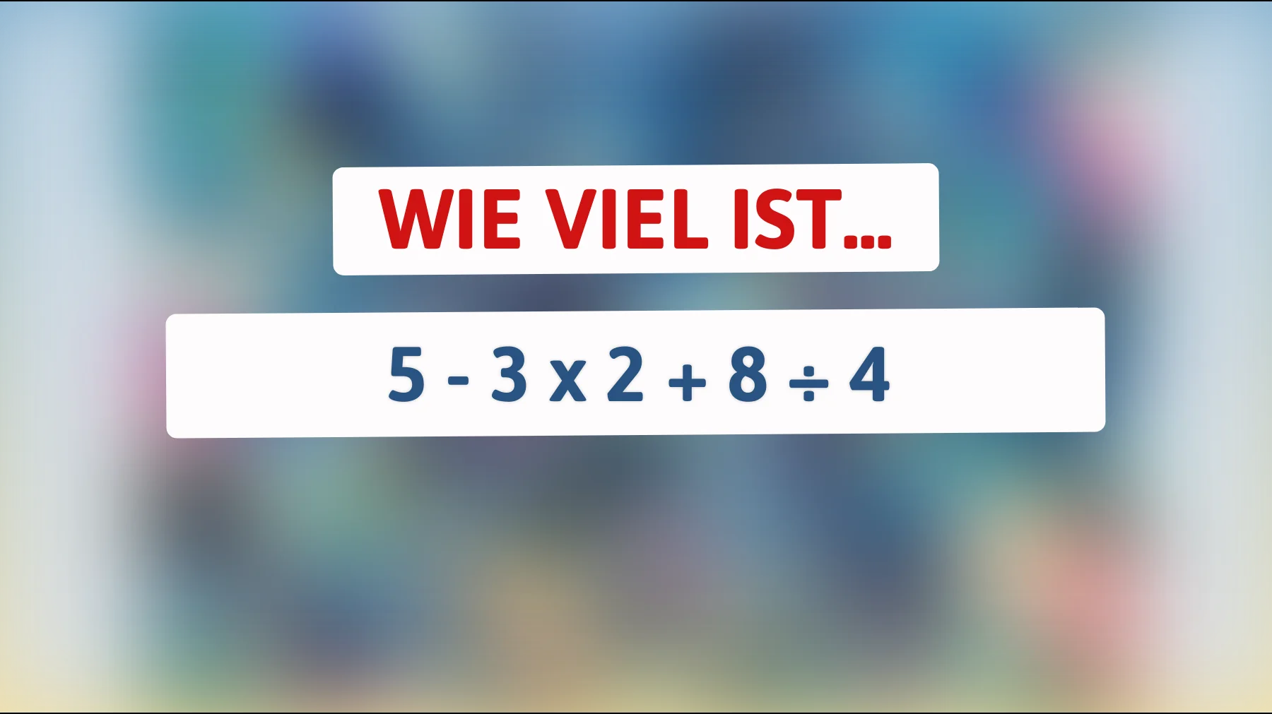 Knackst du das Rätsel? Nur wahre Denker kennen die überraschende Lösung!"