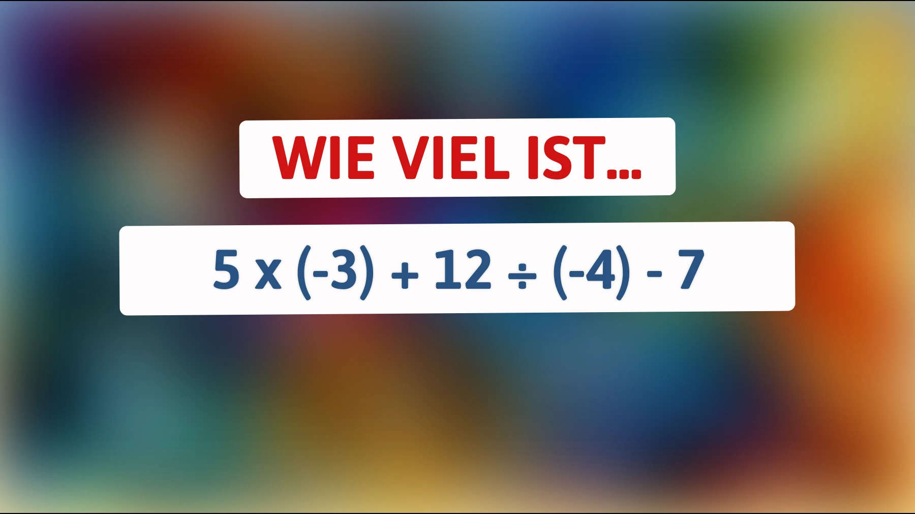 Nur 1% der Menschen kann diese Mathe-Challenge lösen – Bist du dabei?"