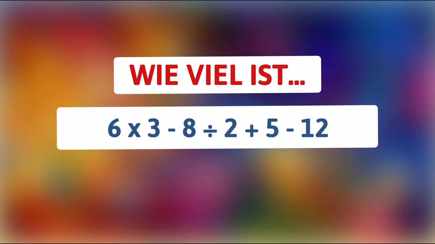 Nur 1% können dieses Mathe-Rätsel lösen: Bist du schlau genug, um die Antwort zu finden?"