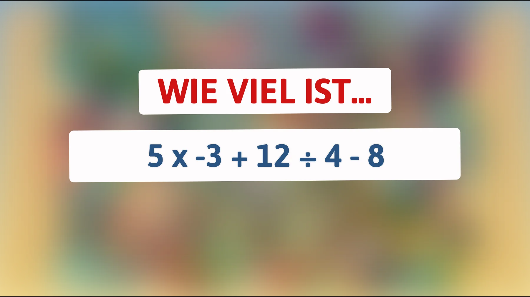 Nur die brillantesten Köpfe knacken dieses Mathe-Rätsel: Kannst du die richtige Lösung finden?"