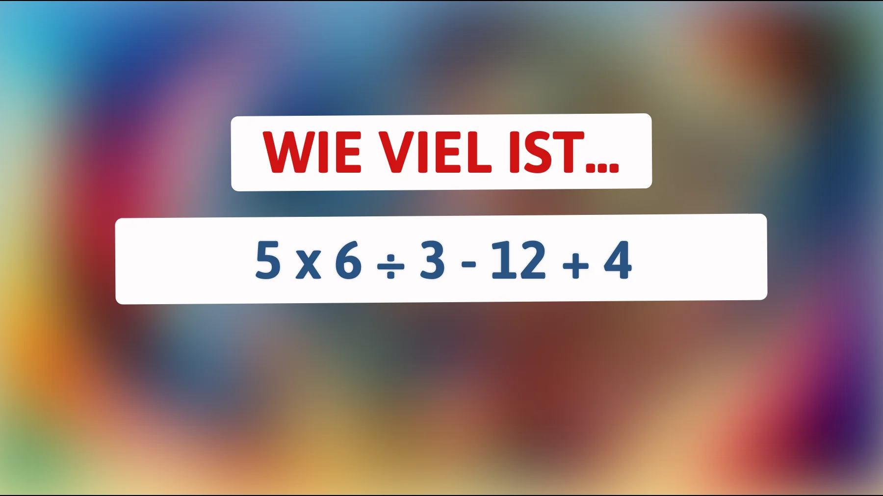 Nur für Genies: Kannst du das knifflige Mathe-Rätsel lösen, das nur 1% der Menschen knackt?"