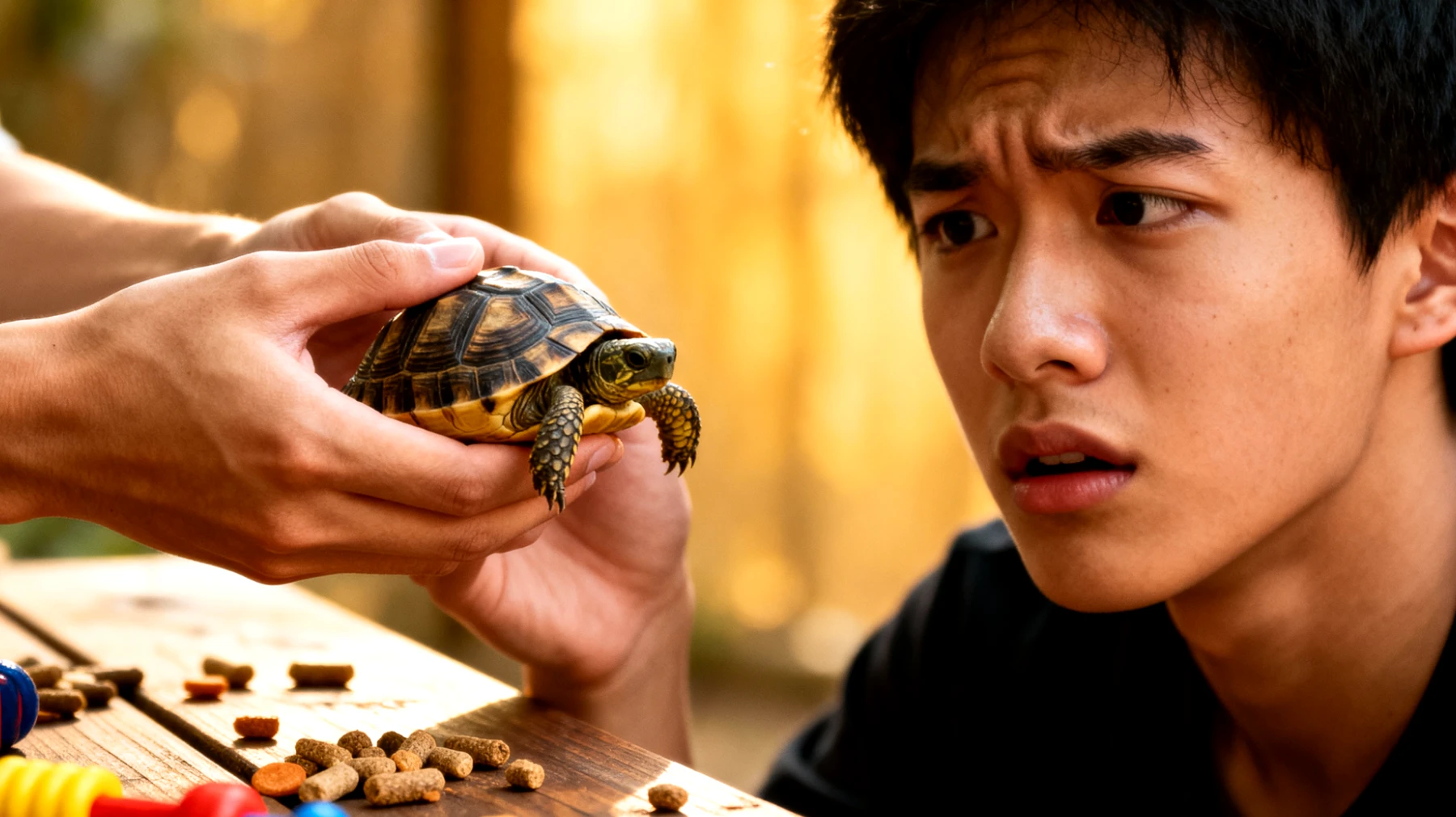 Schildkröten werden nicht kastriert, daher ist die Nachsorge nach Kastration nicht relevant. Das Hauptproblem bei Training und Verhaltensübungen für Schildkröten liegt darin, dass viele Halter nicht wissen, wie sie ihre Schildkröte mental stimulieren und grundlegende Verhaltensweisen wie Fütterungsroutinen oder sichere Handhabung trainieren können."