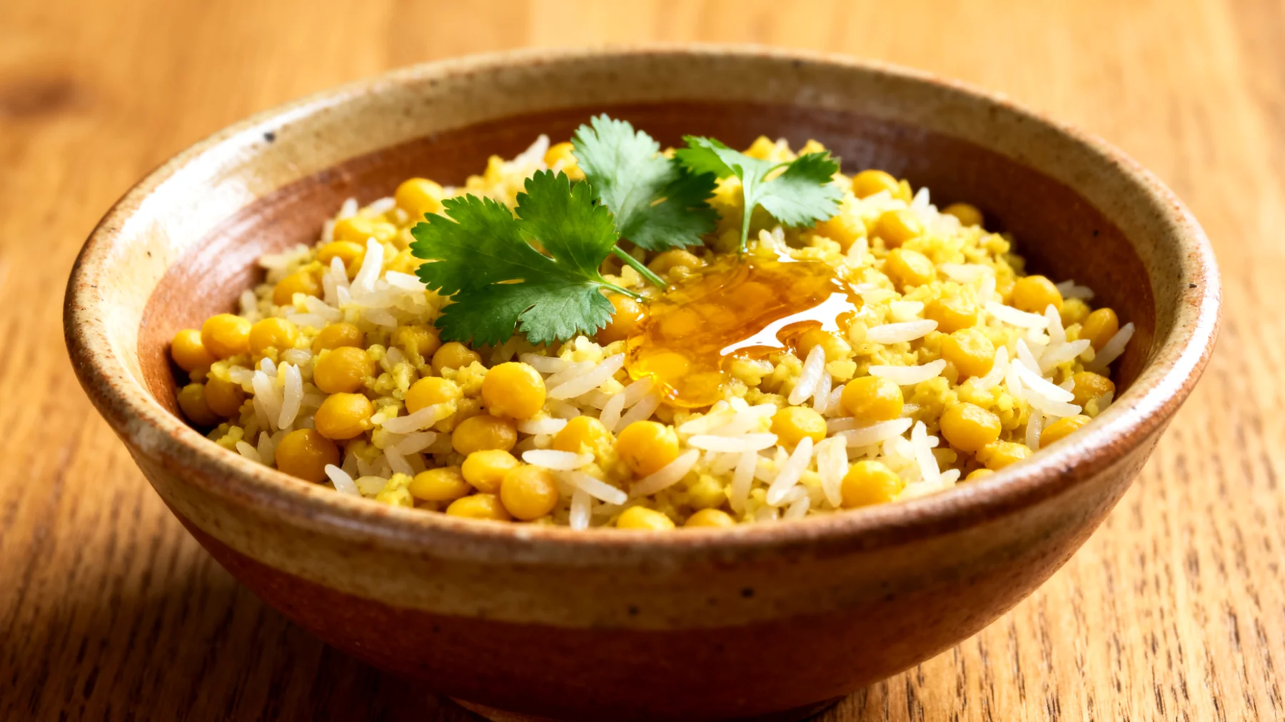 Kitchari (indischer Mung-Dal mit Basmatireis)"