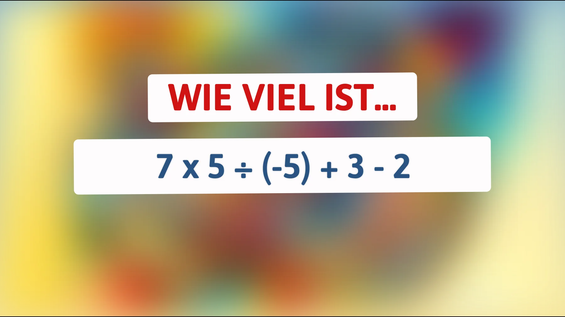 Nur 2% können dieses Mathe-Rätsel auf Anhieb lösen! Bist du ein Genie?"