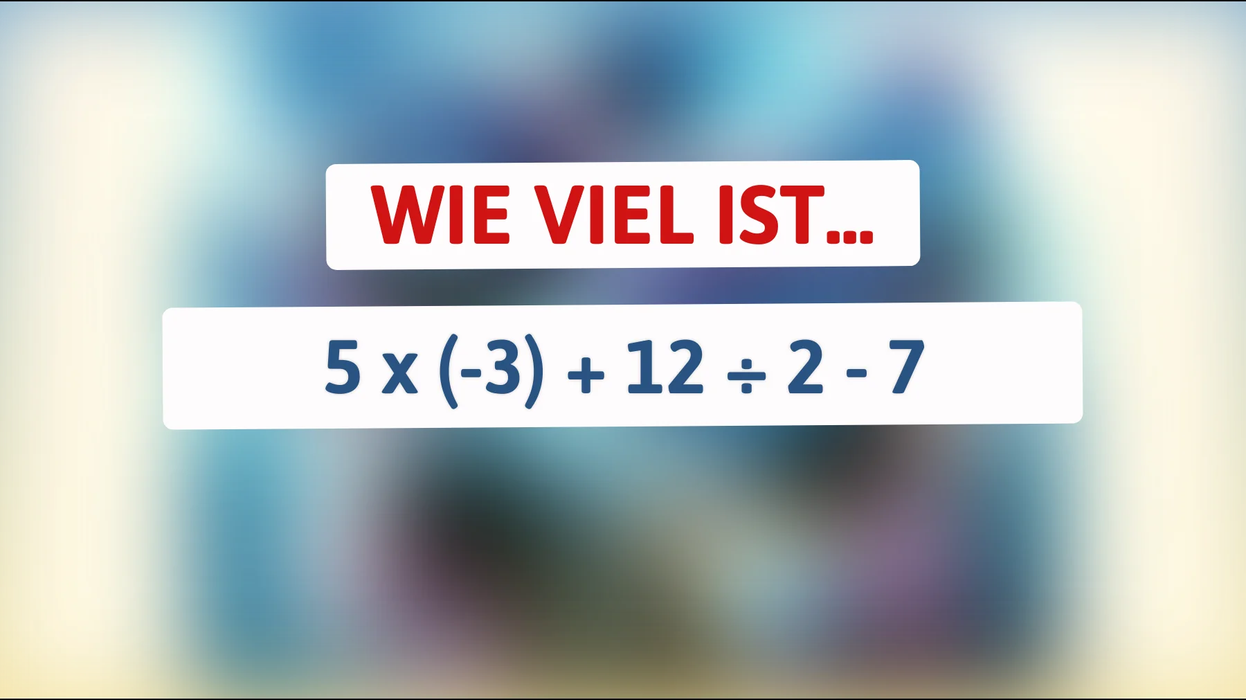 Nur wahre Genies meistern dieses Mathe-Rätsel: Kannst du die Herausforderung knacken?"